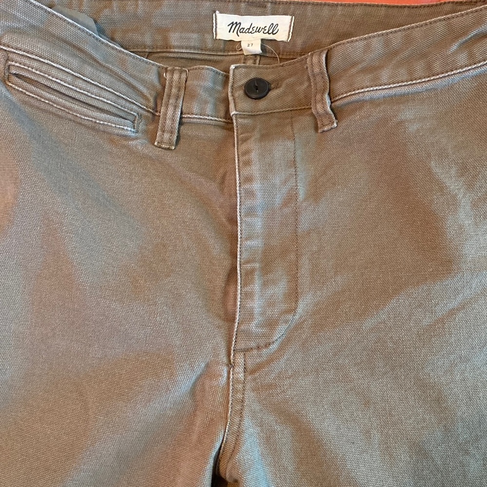 Madewell High Waisted Wide-Leg Cropped Pants